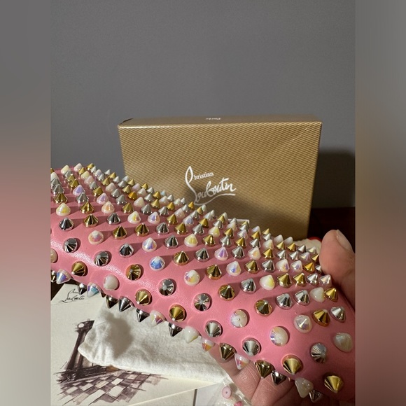 Christian Louboutin Studded wallet in EUC - Picture 9 of 17